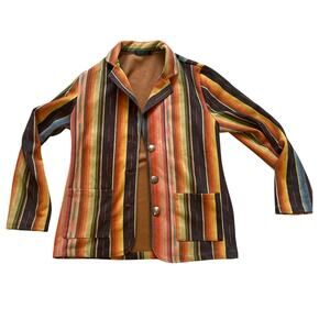 Fashion Express Serape Stripe Western Jacket - Medium